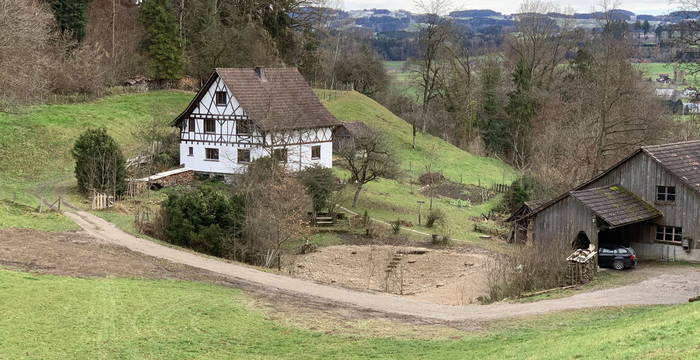 Der sanierte Mühleweiher Kobesenmühle