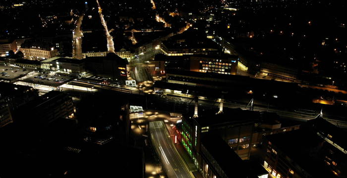 Stadt bei Nacht