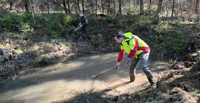 Hinderi Langenau, Dietschwil (während Umsetzung)