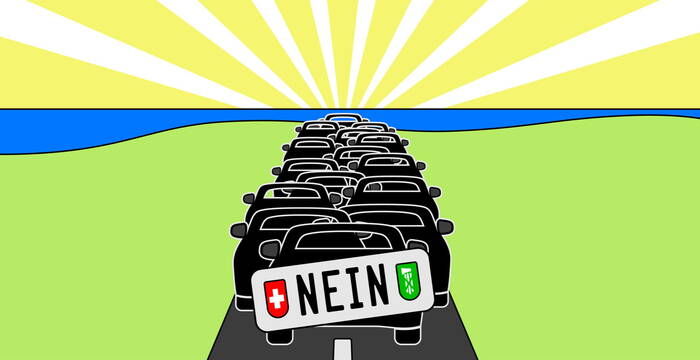 NEIN zur Megastrasse zum See