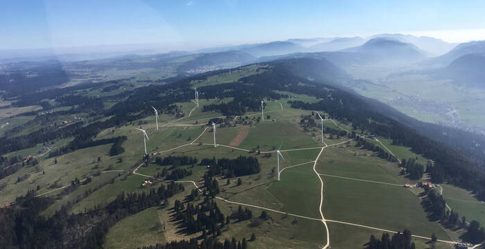 Windpark Mont-Croisin