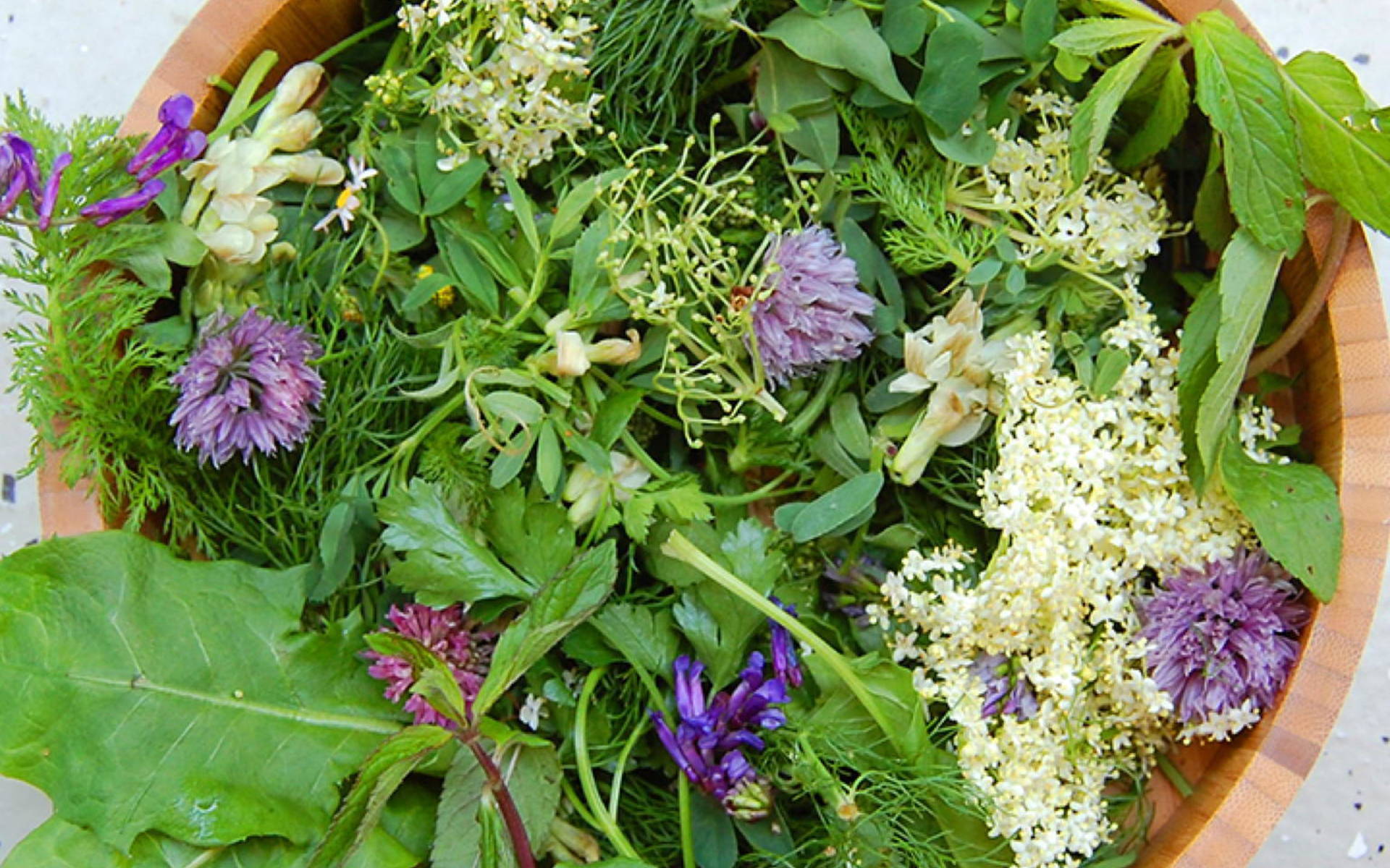 Wildkräuter  © Wikimedia Commons, Smoothie Mixer