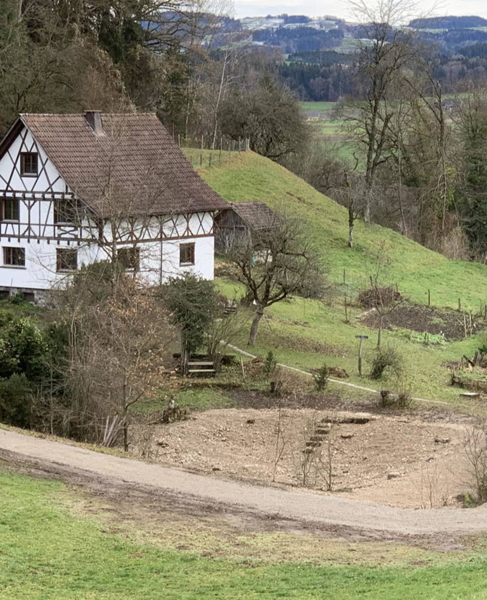 Der sanierte Mühleweiher Kobesenmühle