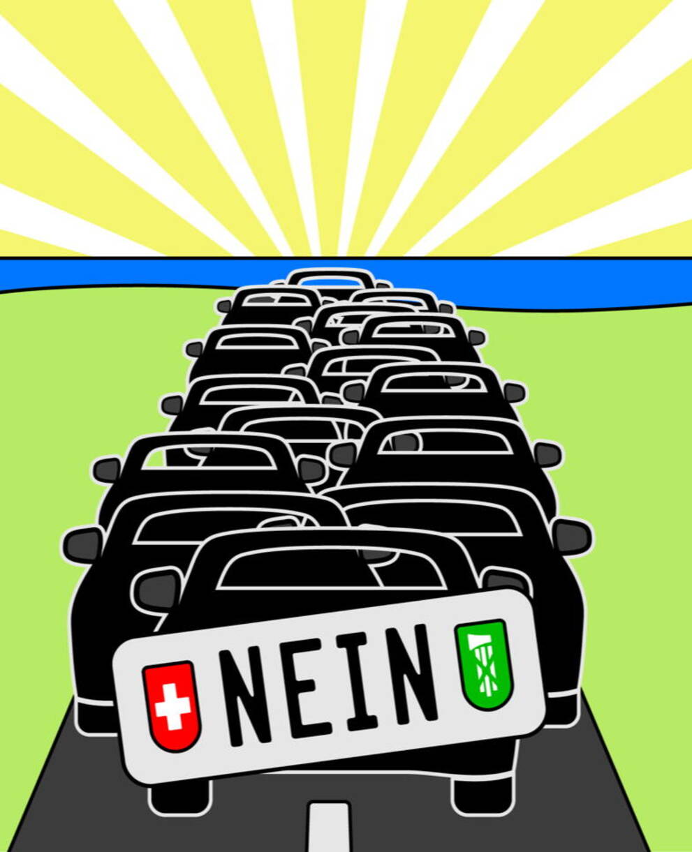 NEIN zur Megastrasse zum See