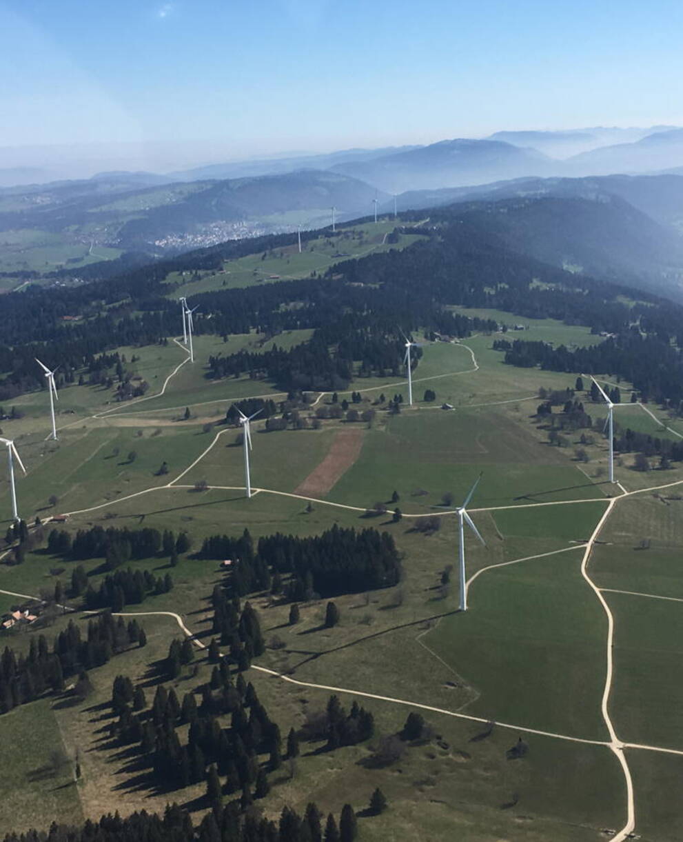 Windpark Mont-Croisin
